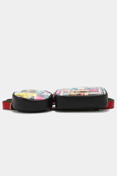 Nicole Lee USA Double Pouch Fanny Pack  | KIKI COUTURE