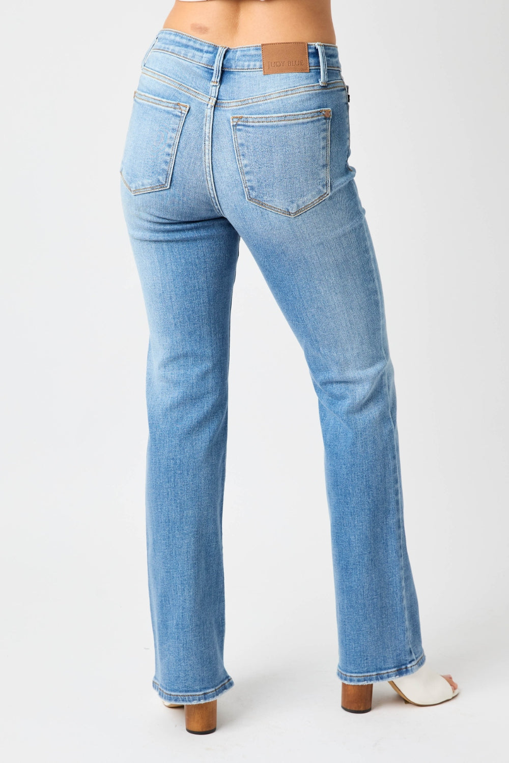 Judy Blue Full Size High Waist Straight Jeans  | KIKI COUTURE