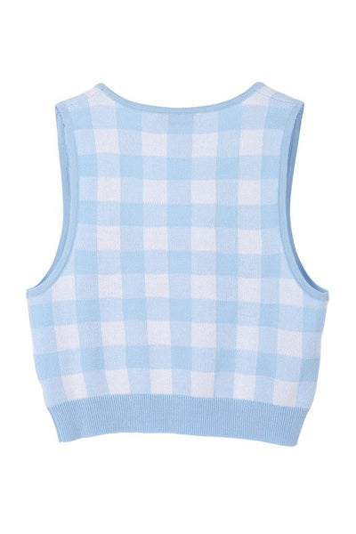 SL Gingham pattern other top  | KIKI COUTURE
