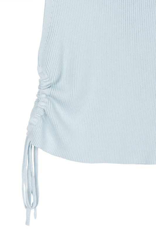 SL rib pullover top  | KIKI COUTURE