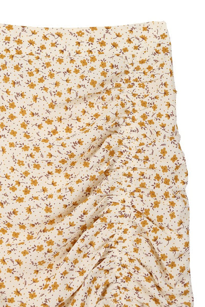 ruched dressy bottom skirt  | KIKI COUTURE