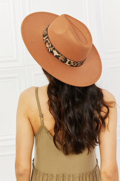 Fame In The Wild Leopard Detail Fedora Hat  | KIKI COUTURE