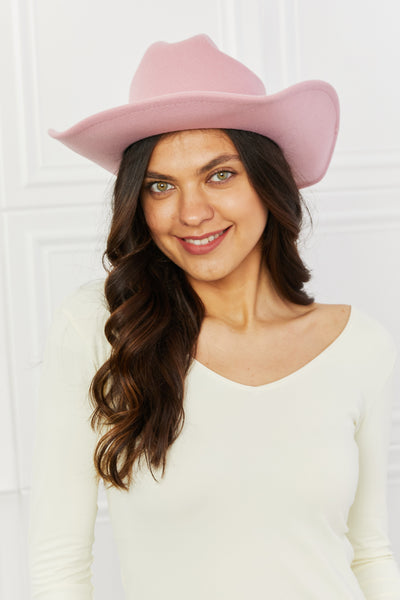 Fame Western Cutie Cowboy Hat in Pink  | KIKI COUTURE