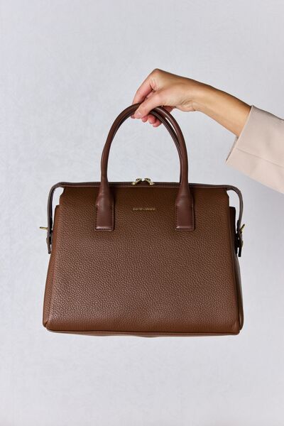 David Jones Medium PU Leather Handbag  | KIKI COUTURE