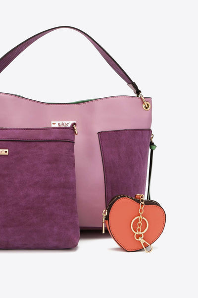 Nicole Lee USA Sweetheart Handbag Set  | KIKI COUTURE