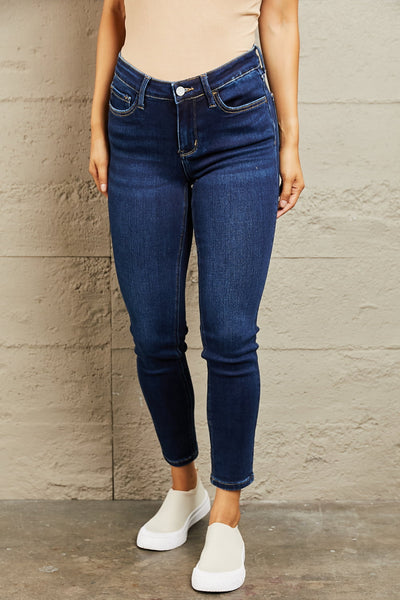 BAYEAS Mid Rise Slim Jeans  | KIKI COUTURE