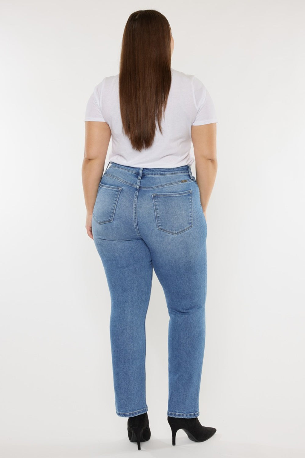 Kancan Full Size Cat's Whiskers High Waist Jeans  | KIKI COUTURE
