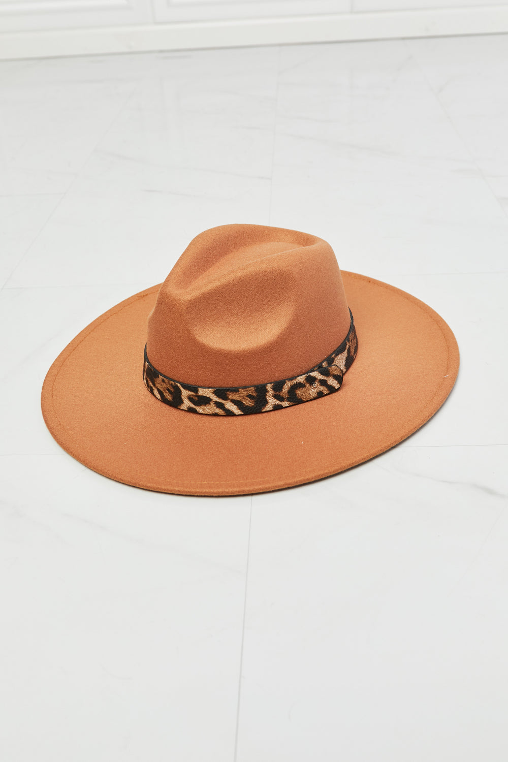 Fame In The Wild Leopard Detail Fedora Hat  | KIKI COUTURE