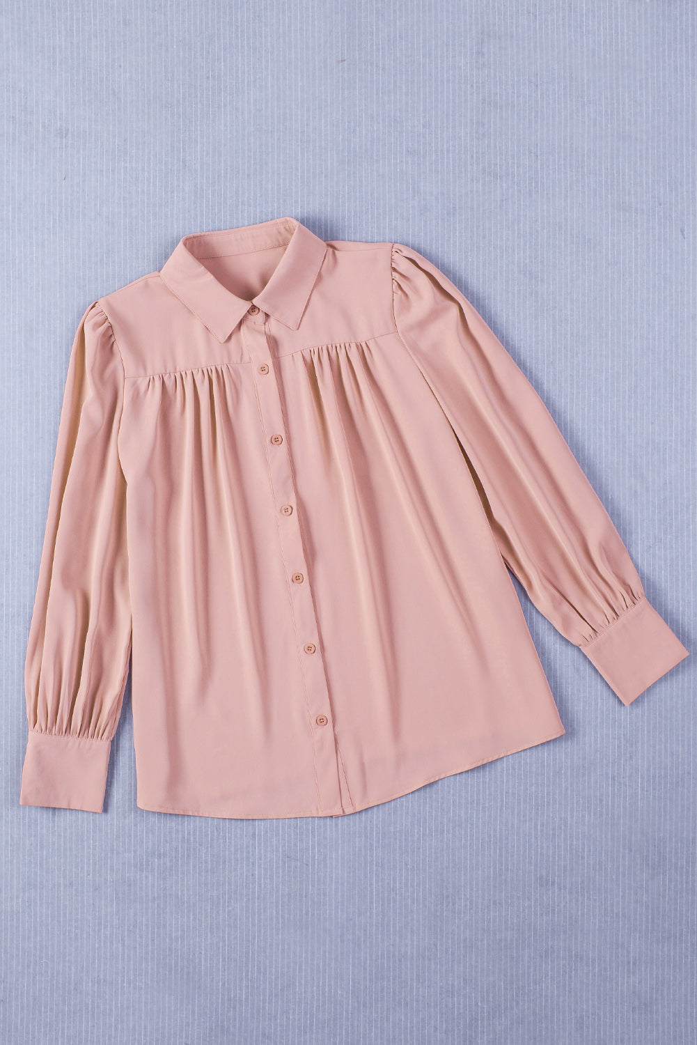 Gathered Detail Puff Sleeve Shirt  | KIKI COUTURE-Women's Clothing, Designer Fashions, Shoes, Bags