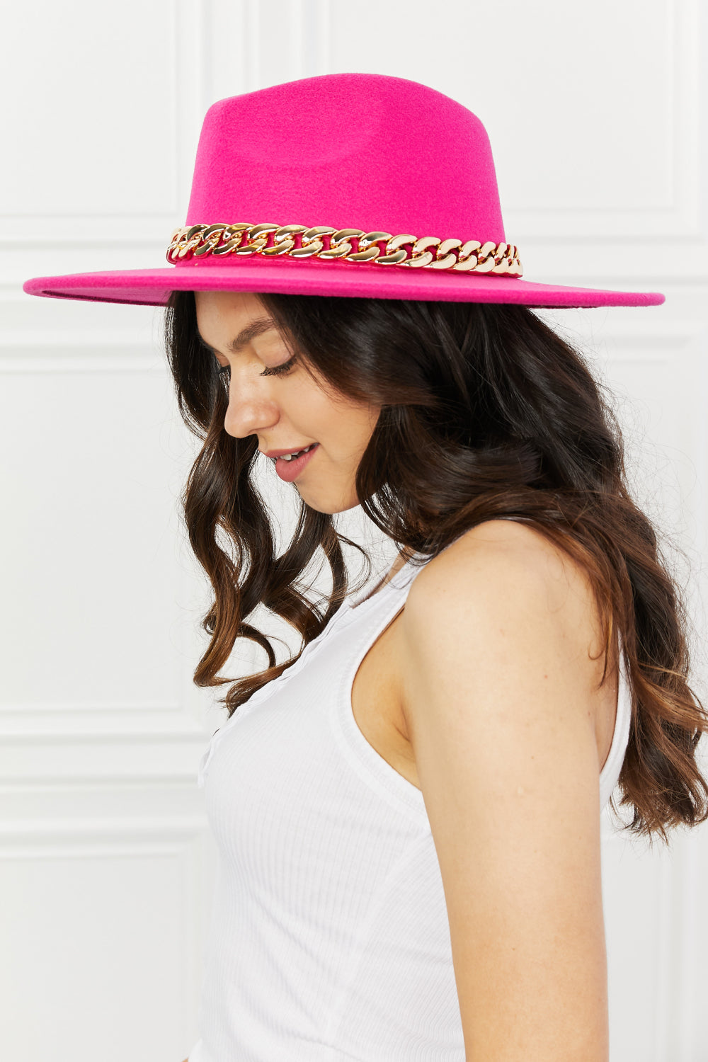 Fame Keep Your Promise Fedora Hat in Pink  | KIKI COUTURE