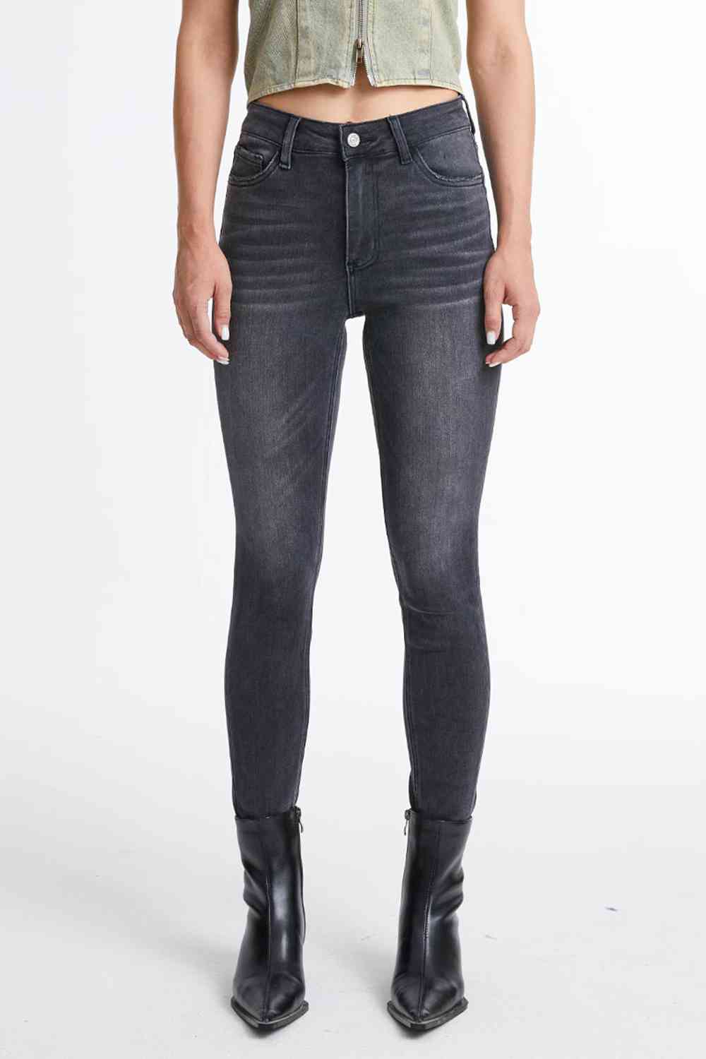 BAYEAS Cropped Skinny Jeans  | KIKI COUTURE