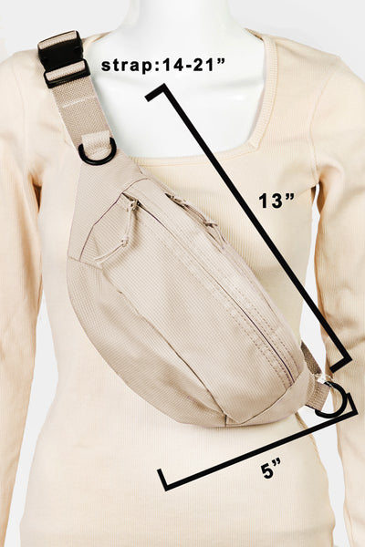 Fame Adjustable Strap Sling Bag  | KIKI COUTURE
