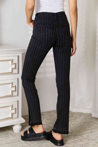 Kancan Striped Pants with Pockets  | KIKI COUTURE