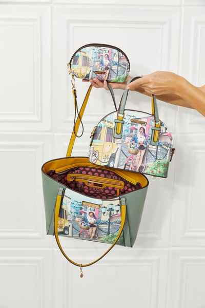 Nicole Lee USA Around The World Handbag Set  | KIKI COUTURE