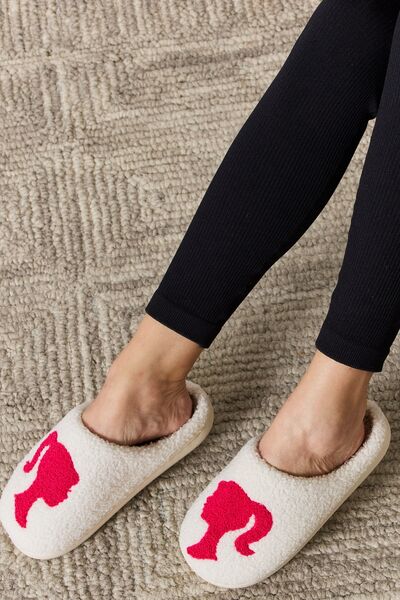 Melody Graphic Cozy Slippers  | KIKI COUTURE