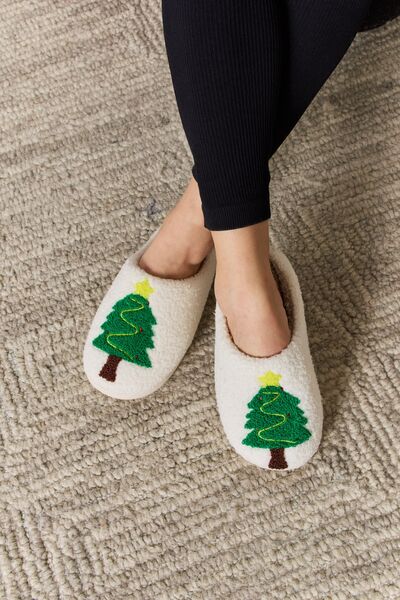 Melody Christmas Tree Cozy Slippers  | KIKI COUTURE