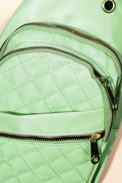Fame Multi-Layer Zipper Crossbody Bag  | KIKI COUTURE