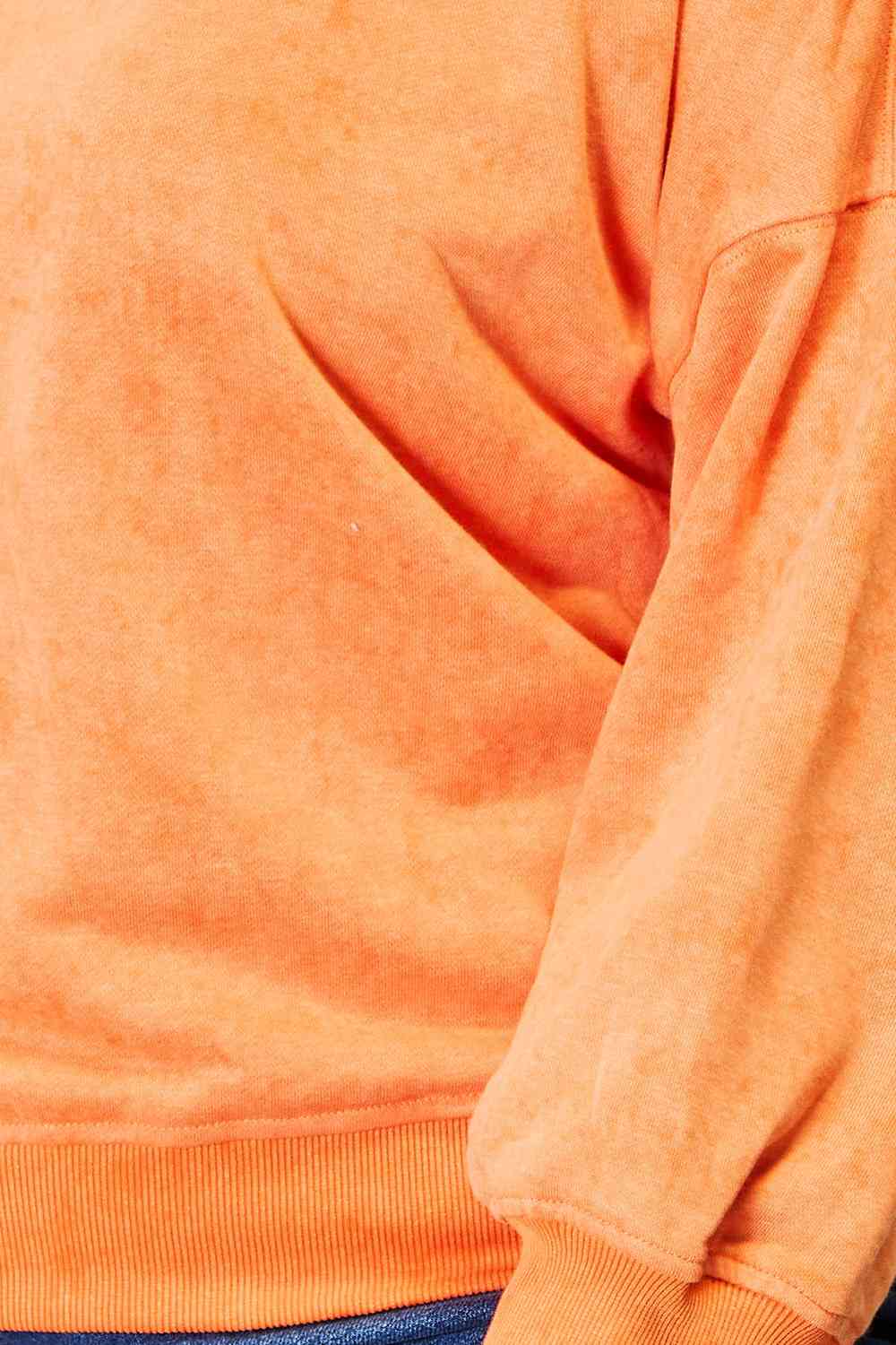 Basic Bae Round Neck Dropped Shoulder Sweatshirt  | KIKI COUTURE