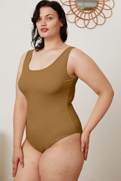 Basic Bae Full Size Square Neck Sleeveless Bodysuit  | KIKI COUTURE